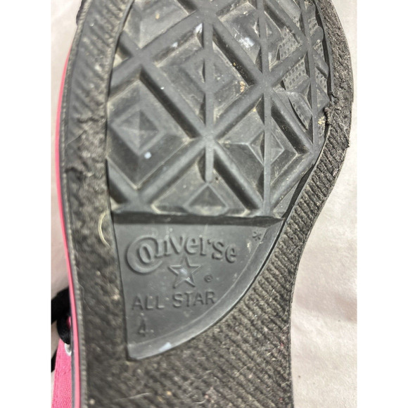 Converse All Star Chuck Taylor High Tops Pink Black Womens 6 Mens 4 Vintage 2004 - Picture 11 of 16